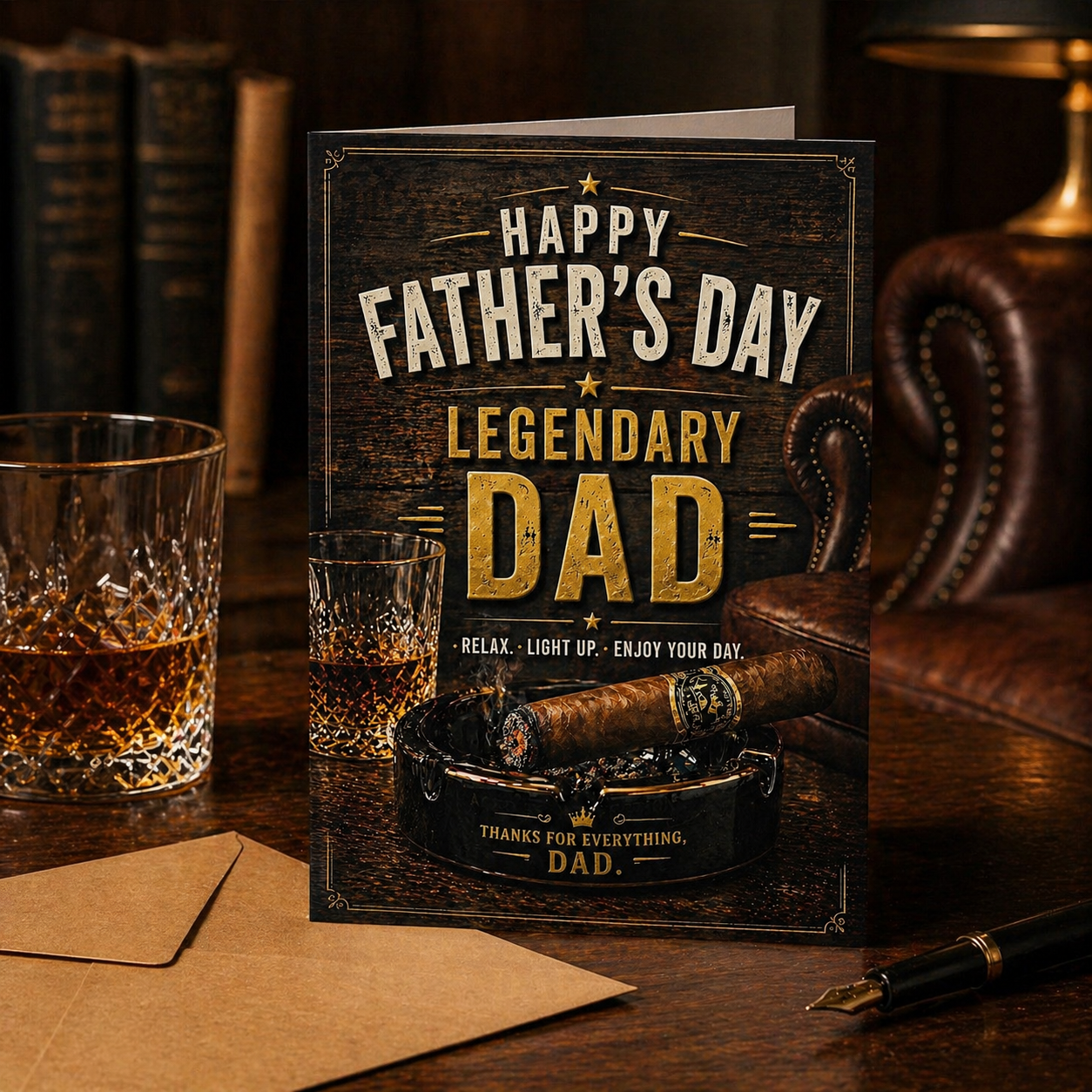 Fathers Day Card - Legendary Dad