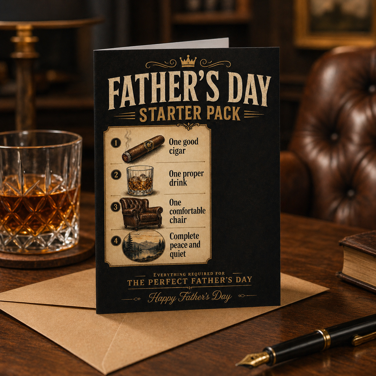 Fathers Day Card -  Fathers Day Starter Pack