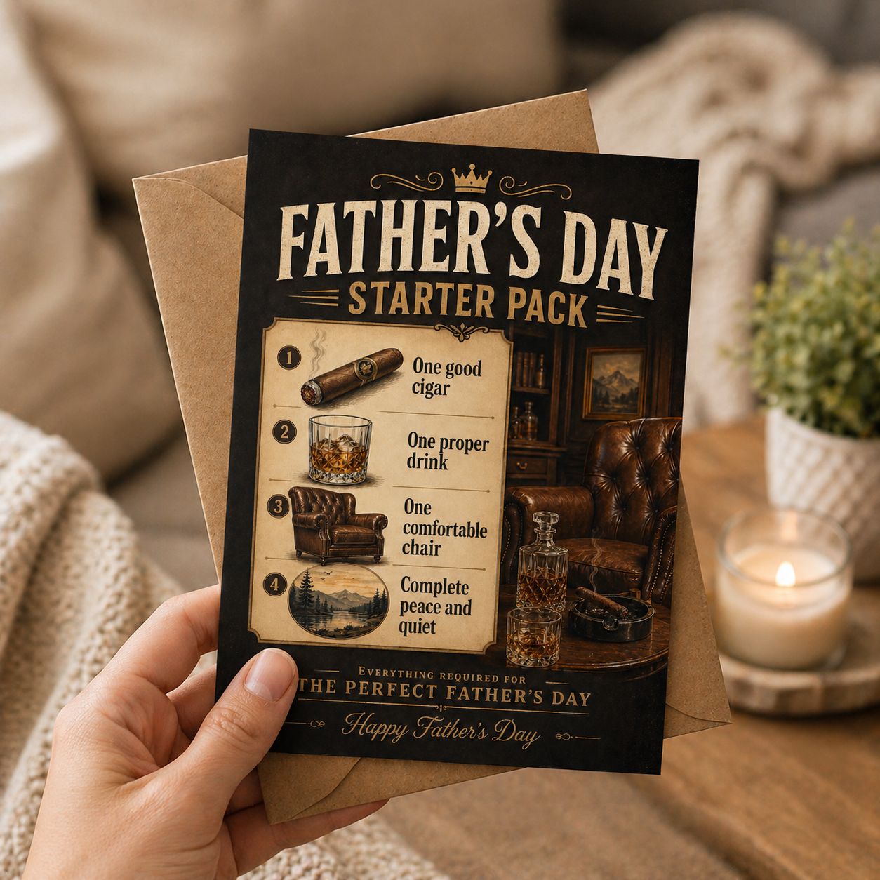 Fathers Day Card -  Fathers Day Starter Pack
